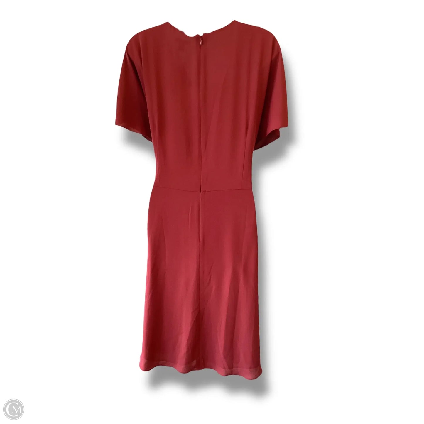 Dress Party Midi By Ann Taylor In Red, Size: 16