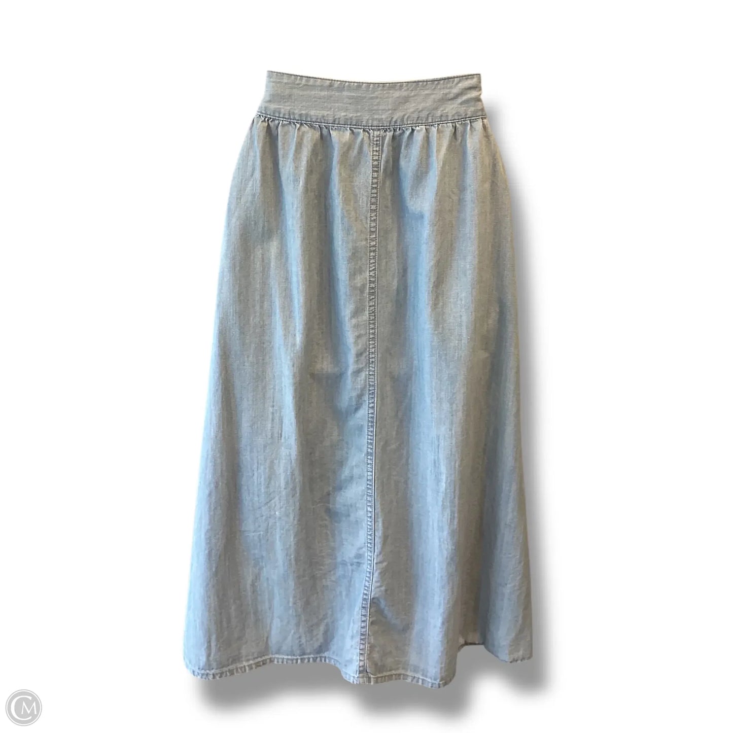 Skirt Maxi By Madewell In Blue Denim, Size: 4