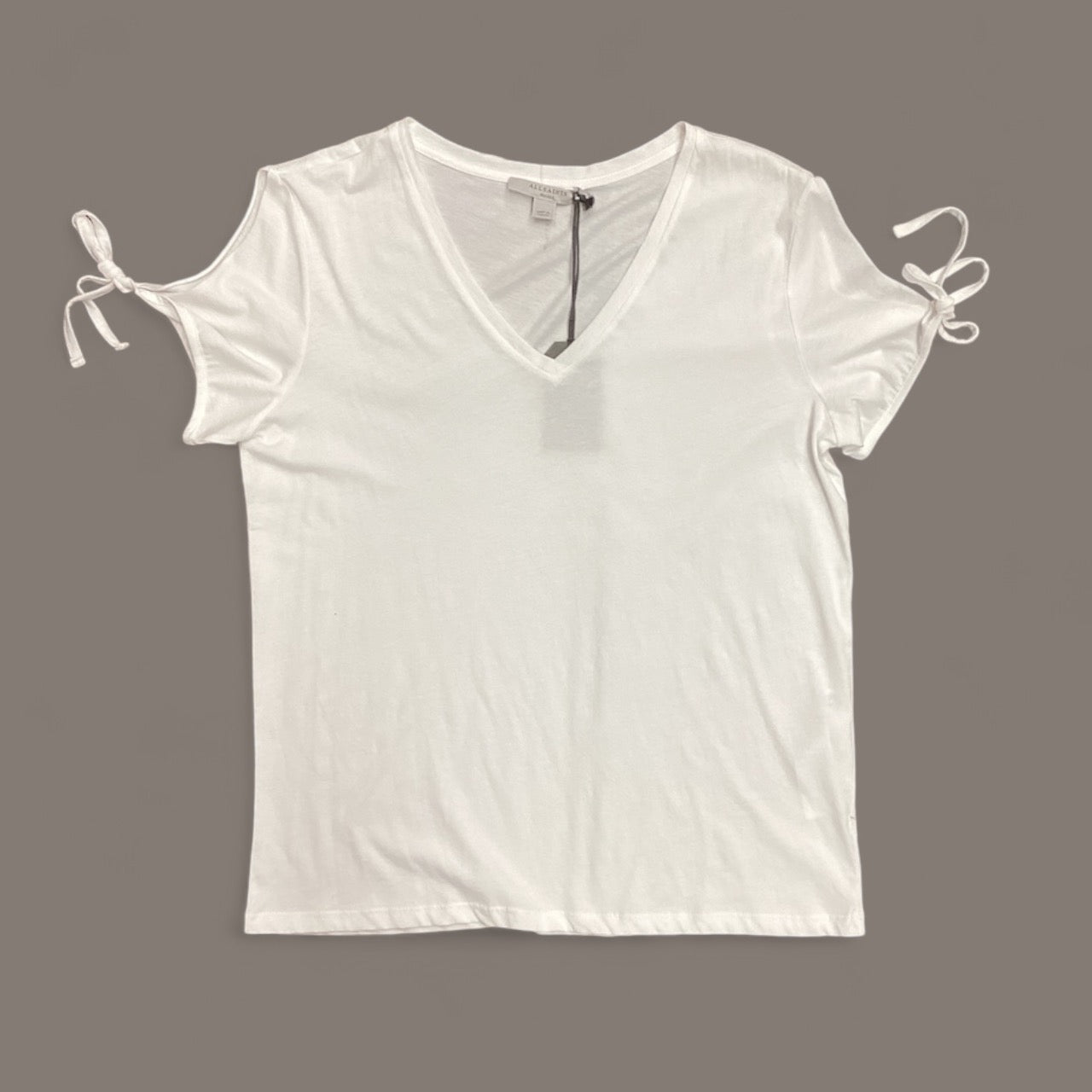 Top Short Sleeve Basic By All Saints In White, Size: S