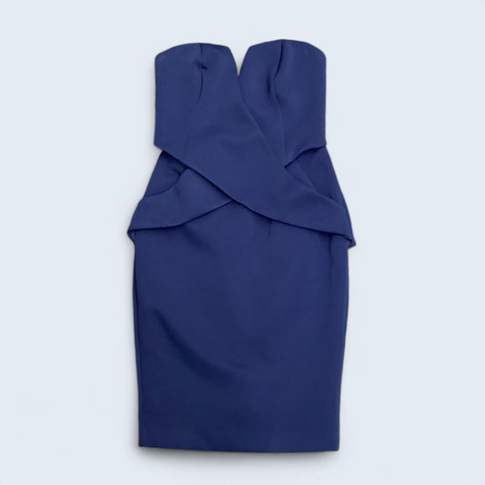 DRESS PARTY MIDI    CLOTHES MENTOR in NAVY, Size: M