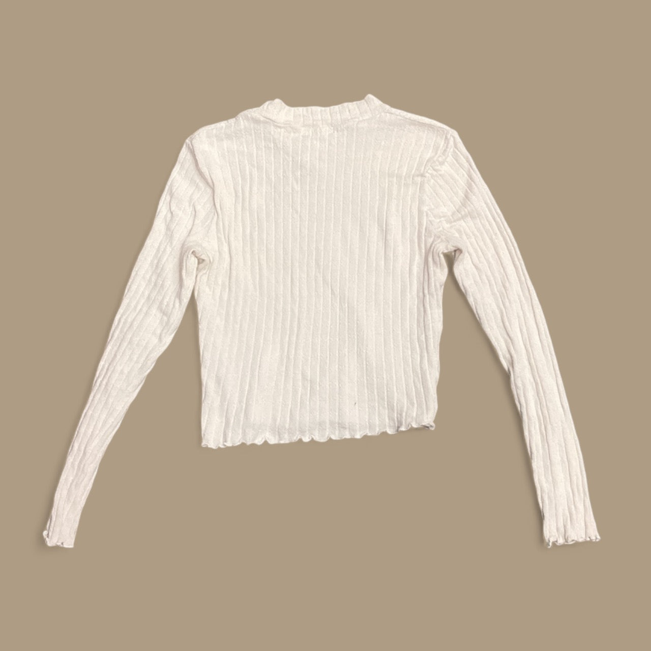 Top Long Sleeve By Clothes Mentor In White, Size: Xl