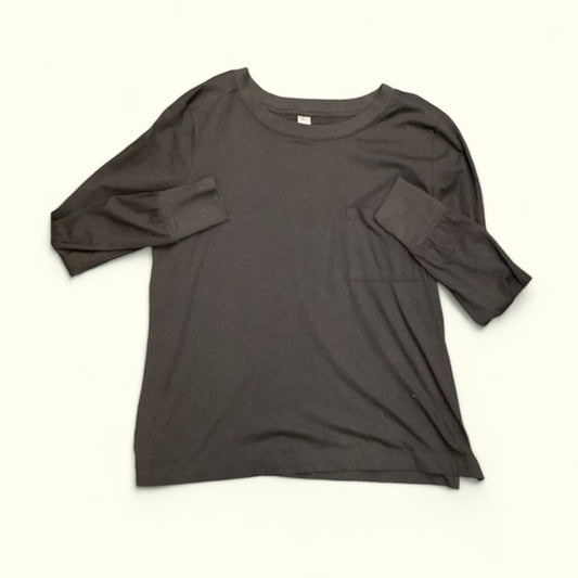 Top Long Sleeve Basic By Lou And Grey In Black, Size: L