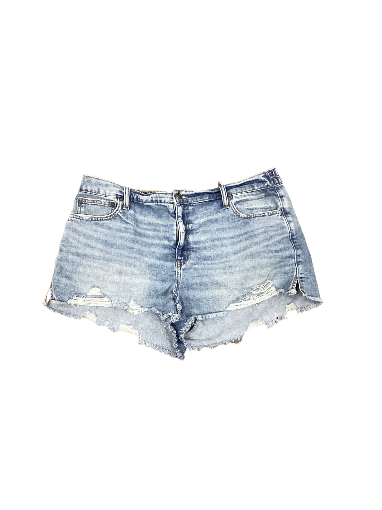 Blue Denim Shorts Aerie, Size Xl