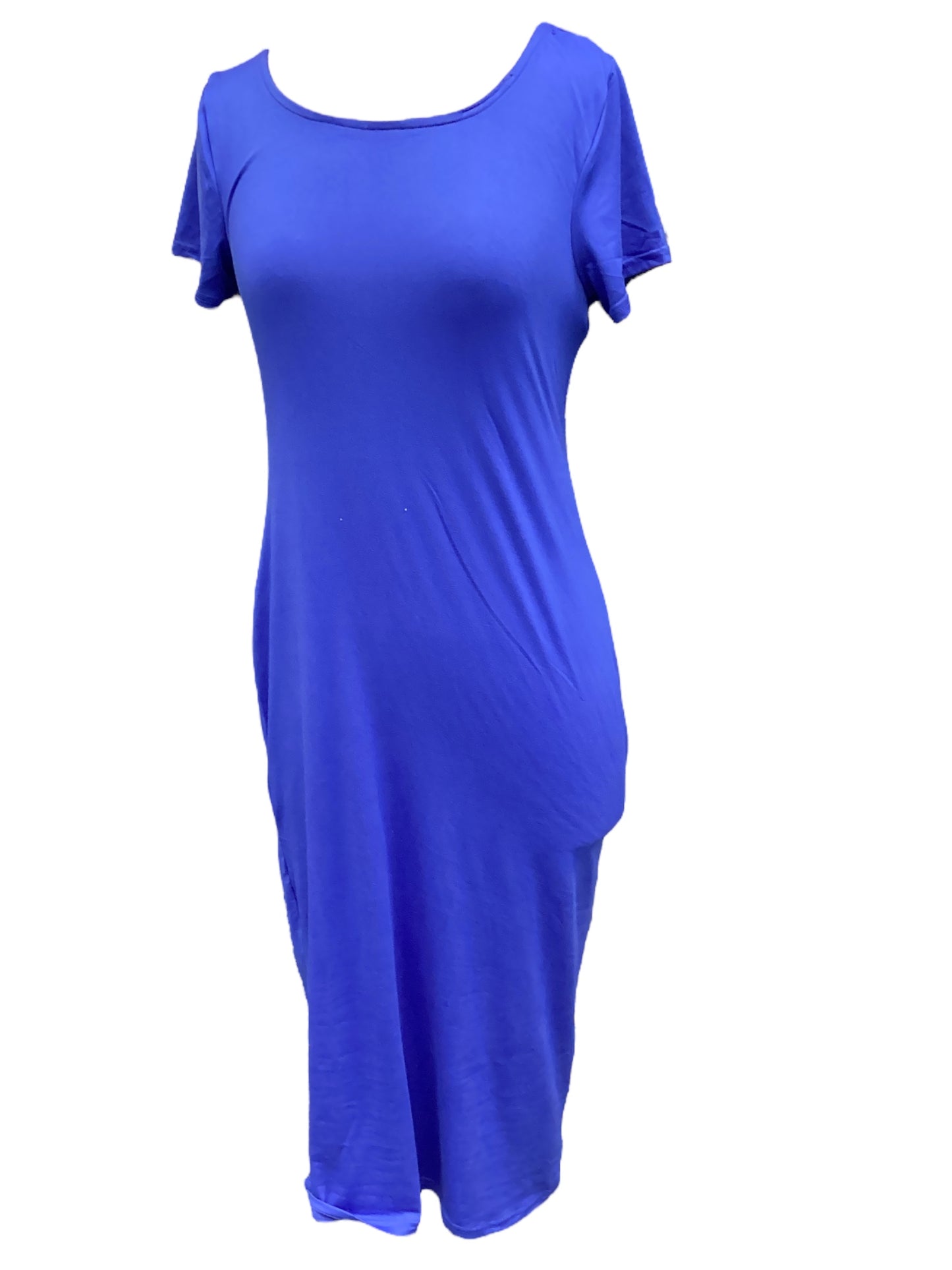 Blue Dress Party Midi Love, Size L