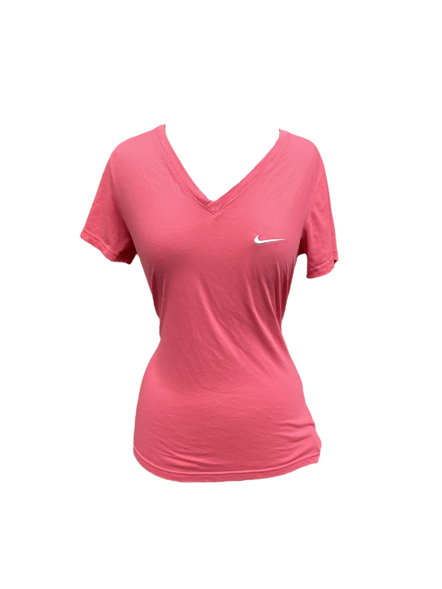 Pink Top Short Sleeve Nike, Size L