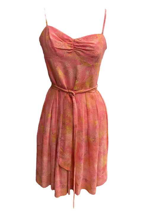 Pink Dress Casual Midi Trina By Trina Turk, Size 6