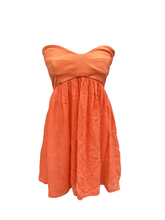 Orange Dress Party Short Diane Von Furstenberg, Size 6