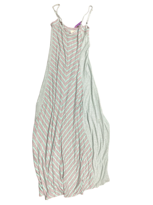 Striped Pattern Dress Casual Maxi Clothes Mentor, Size Xs