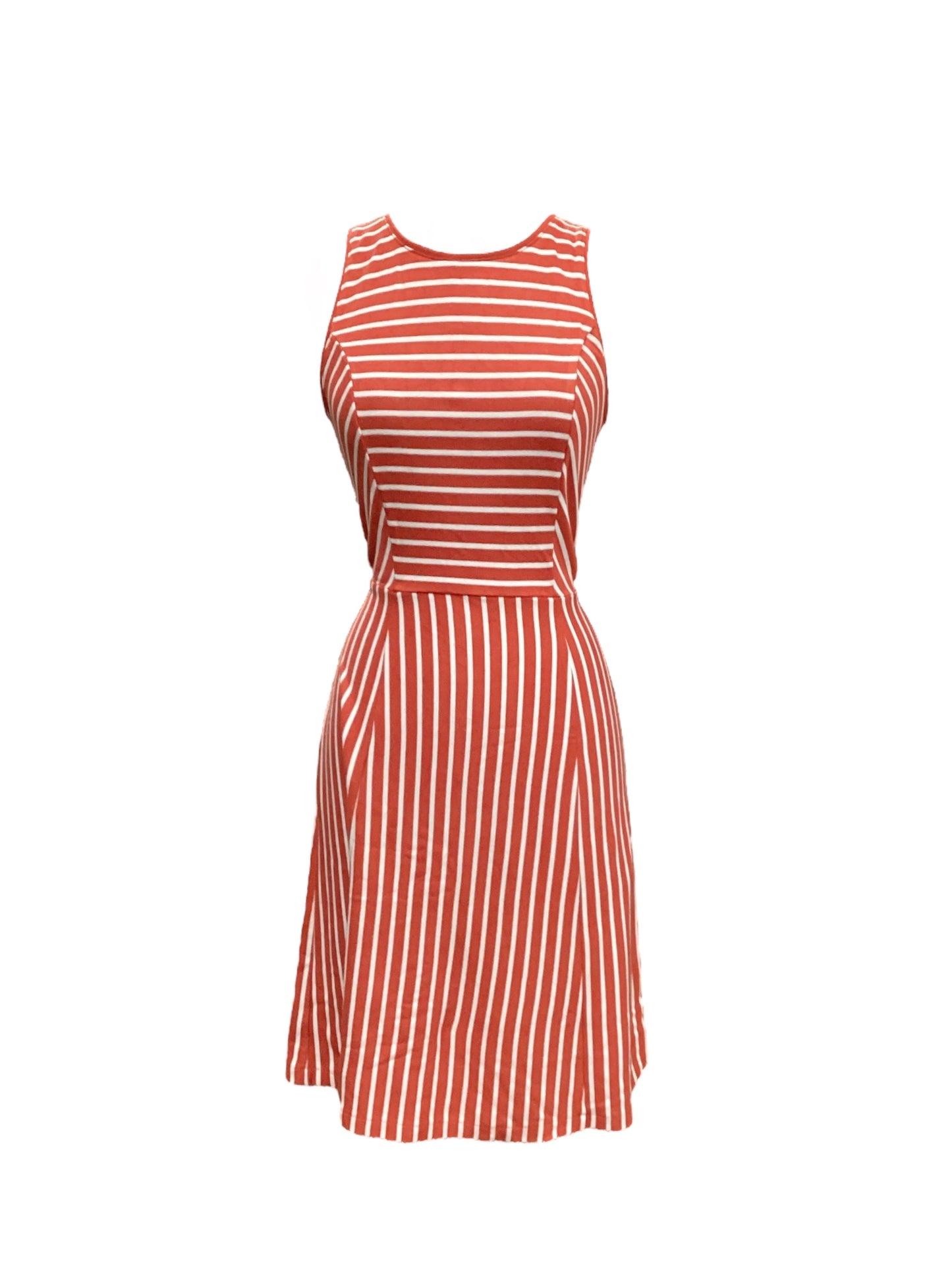 Striped Pattern Dress Casual Midi Banana Republic, Size 2