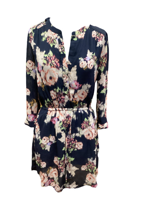 Floral Print Dress Casual Midi Daniel Rainn, Size S