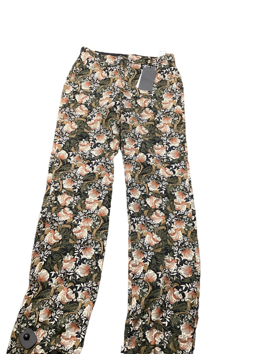 Floral Print Pants Dress Zara Women, Size S
