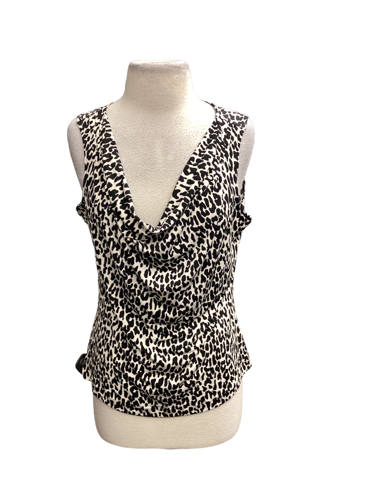 Animal Print Top Sleeveless Calvin Klein, Size L