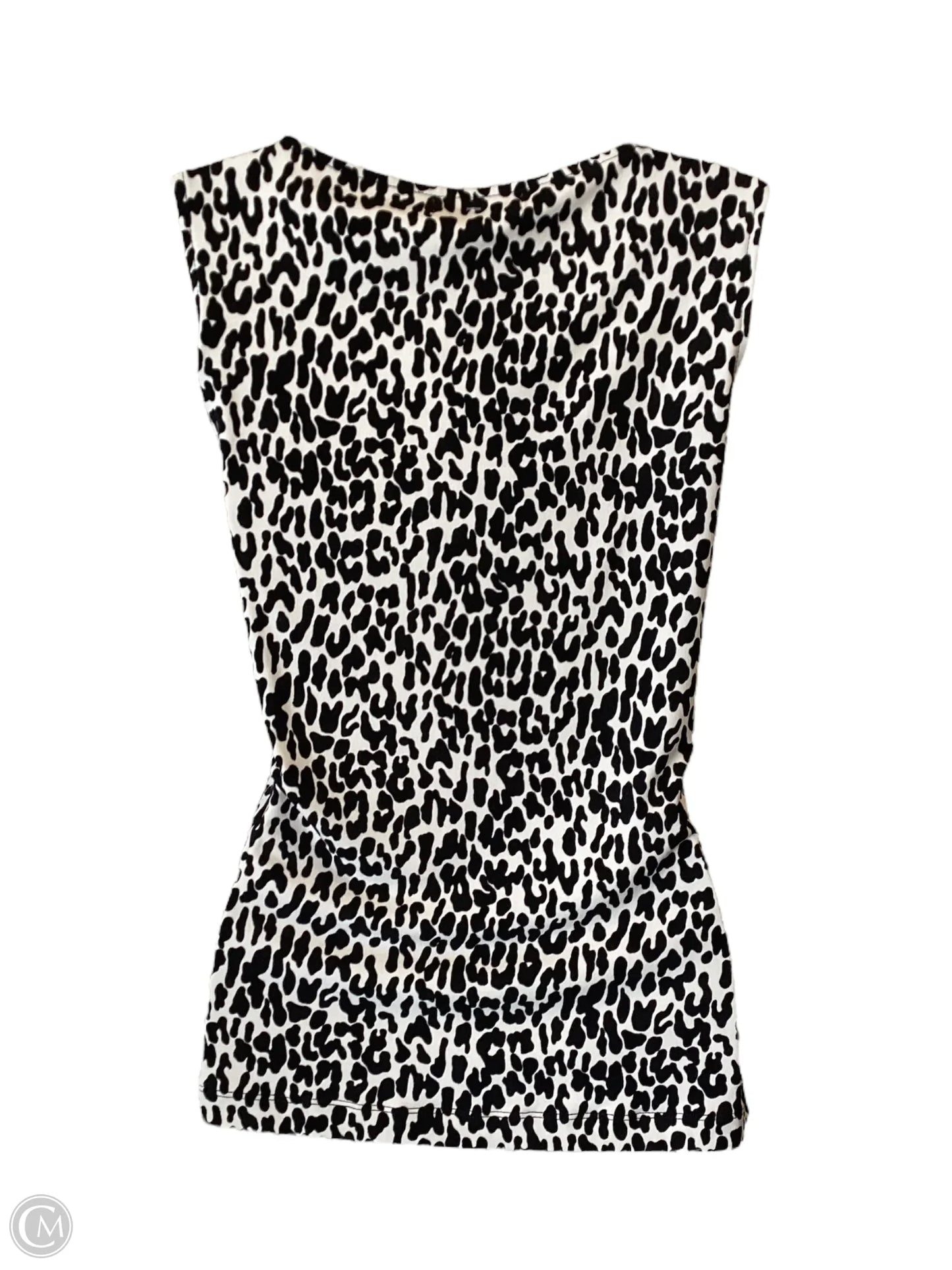 Top Sleeveless By Calvin Klein In Animal Print, Size: L