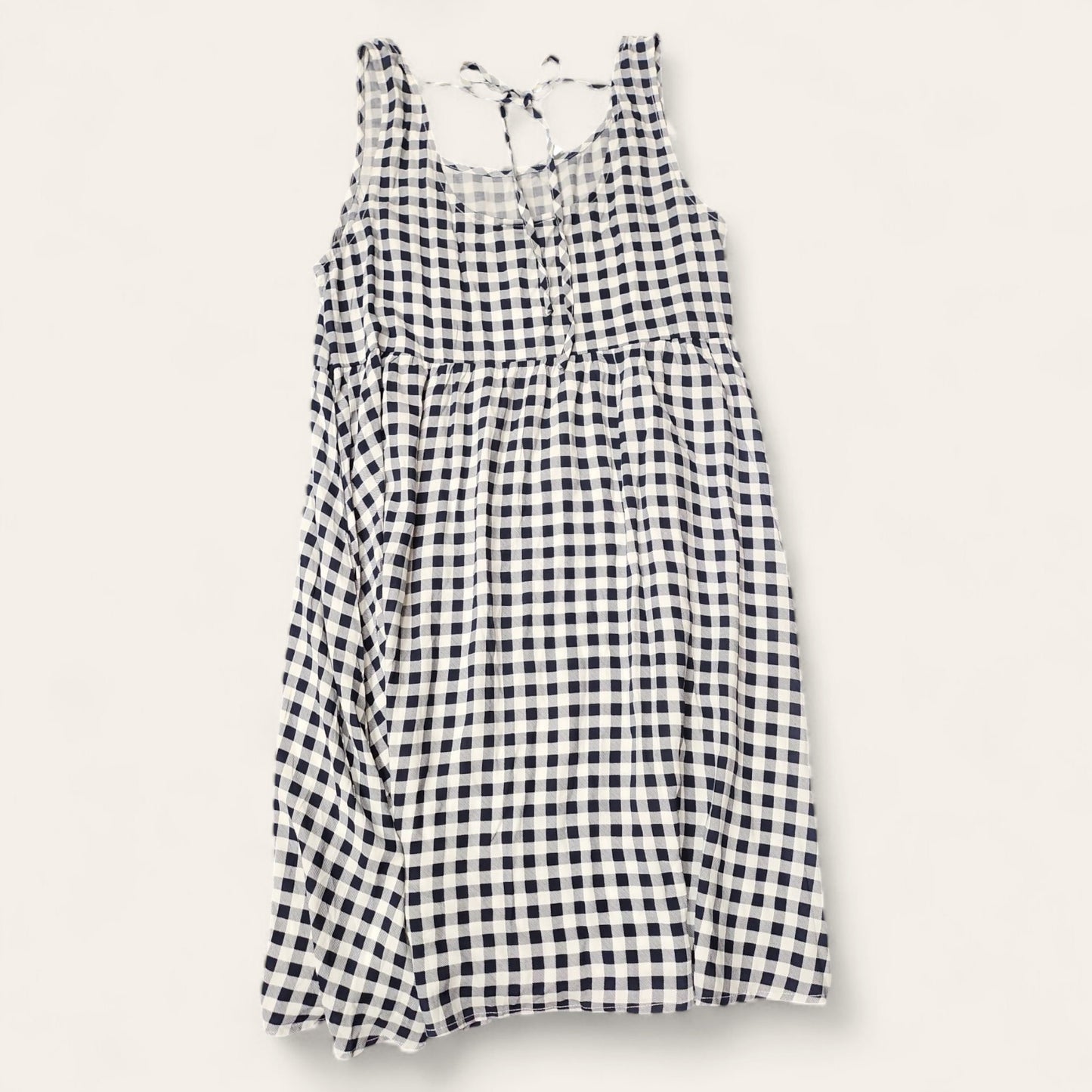 Dress Casual Midi By Suzanne Betro In Checkered Pattern, Size: M