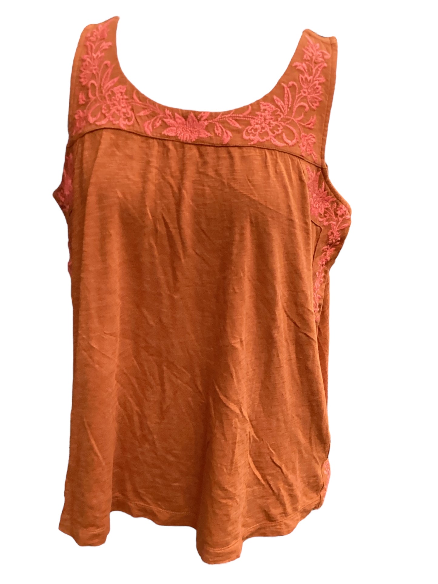 Brown Top Sleeveless J. Jill, Size L