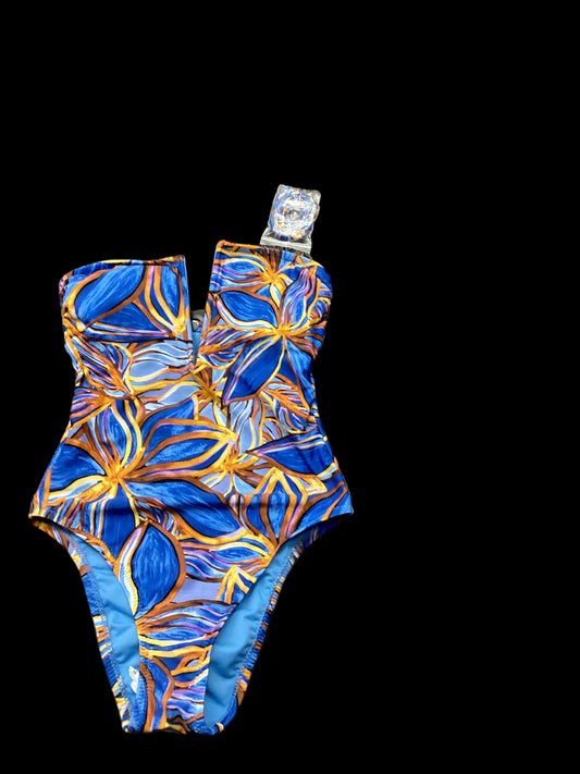 Blue & Orange Swimsuit Clothes Mentor, Size S