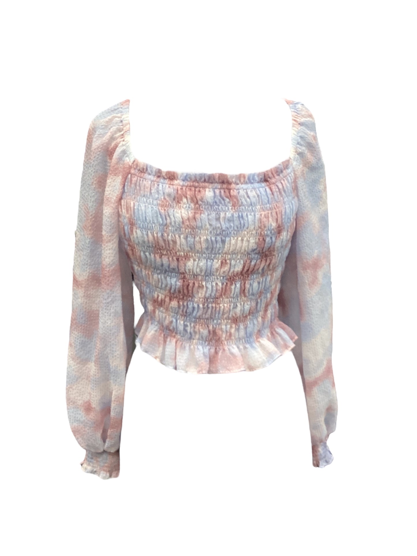 Top Long Sleeve By Clothes Mentor In Tie Dye Print, Size: S