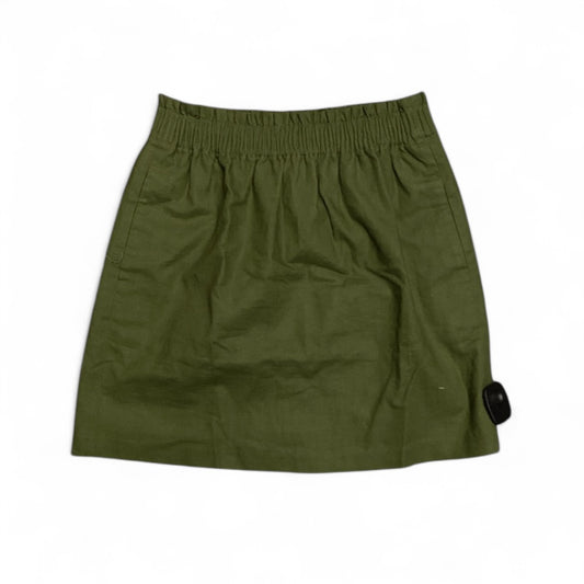 Skirt Mini & Short By J. Crew In Green, Size: 0