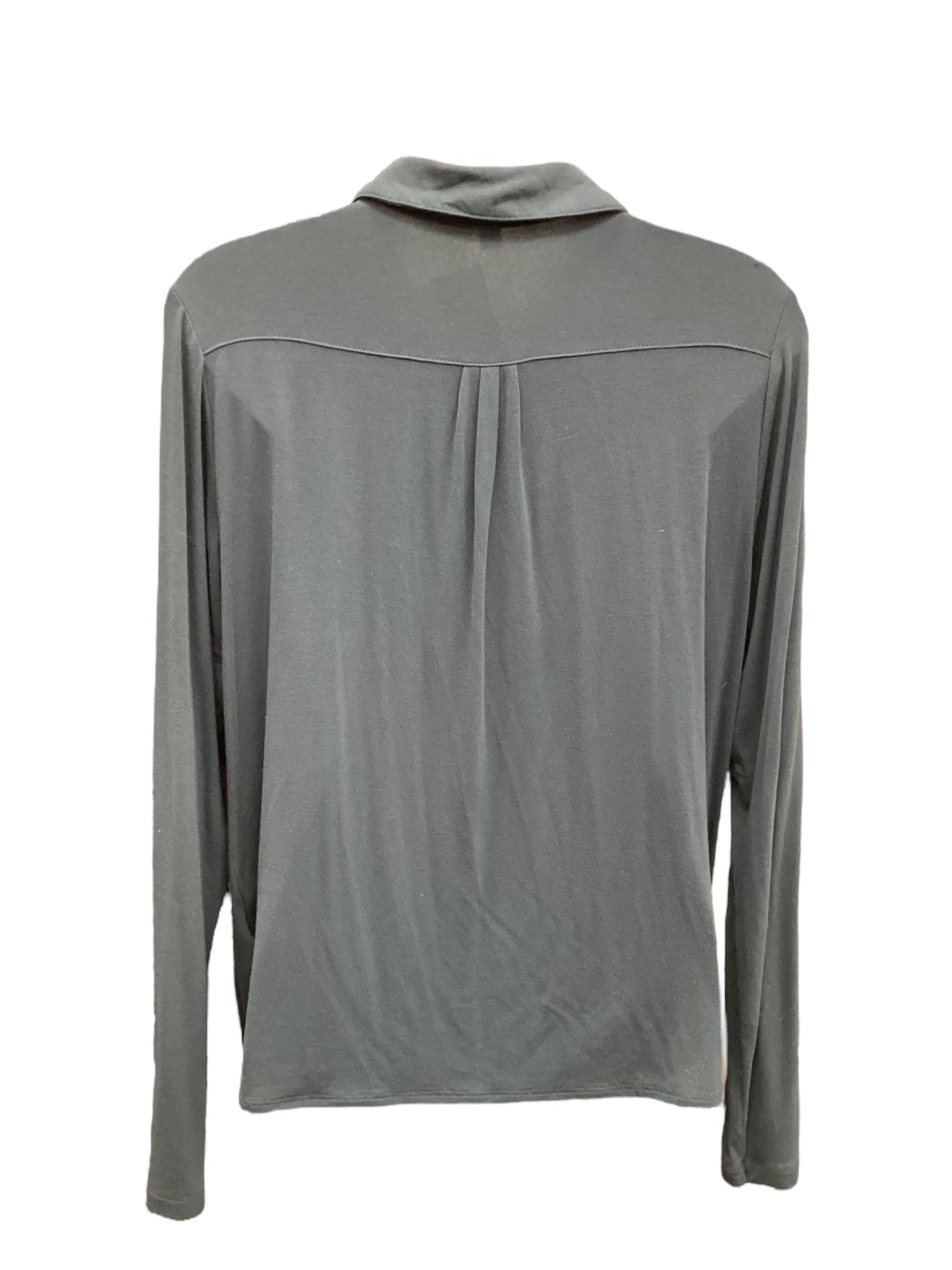 Top Long Sleeve By Banana Republic In Teal, Size: S