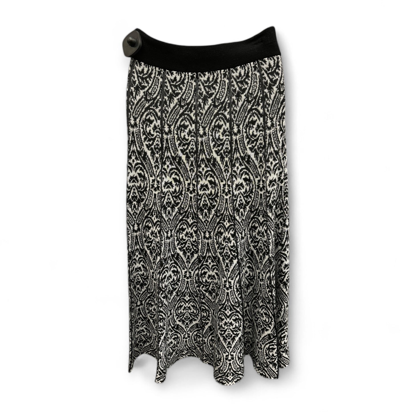 Skirt Midi By Kim Rogers In Black & White, Size: S