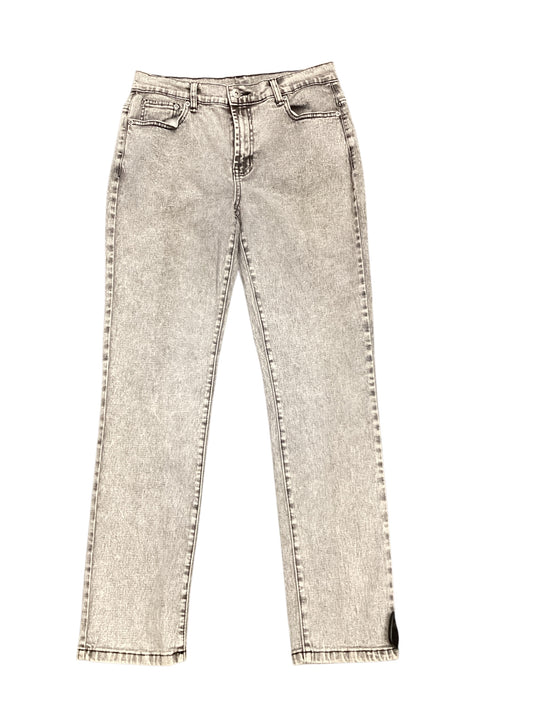 Jeans Straight By Diane Gilman In Grey, Size: 4