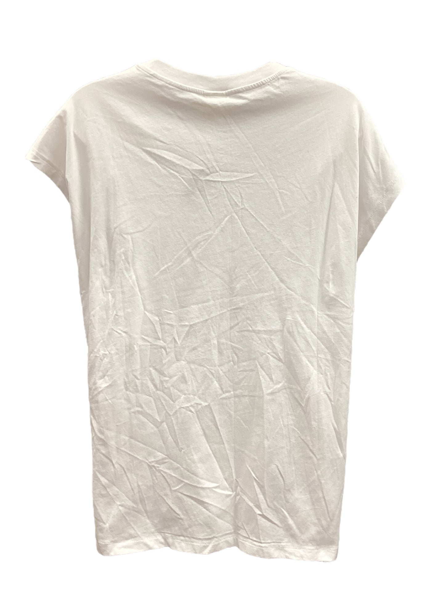 Top Short Sleeve Basic By H&m In White, Size: M