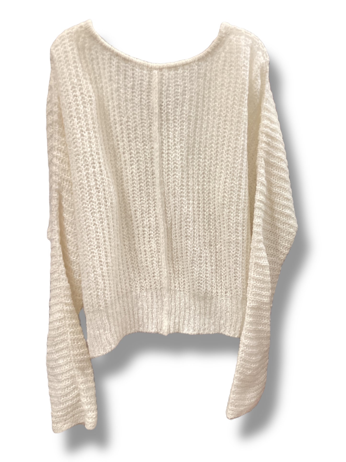 Sweater By Free People In White, Size: M