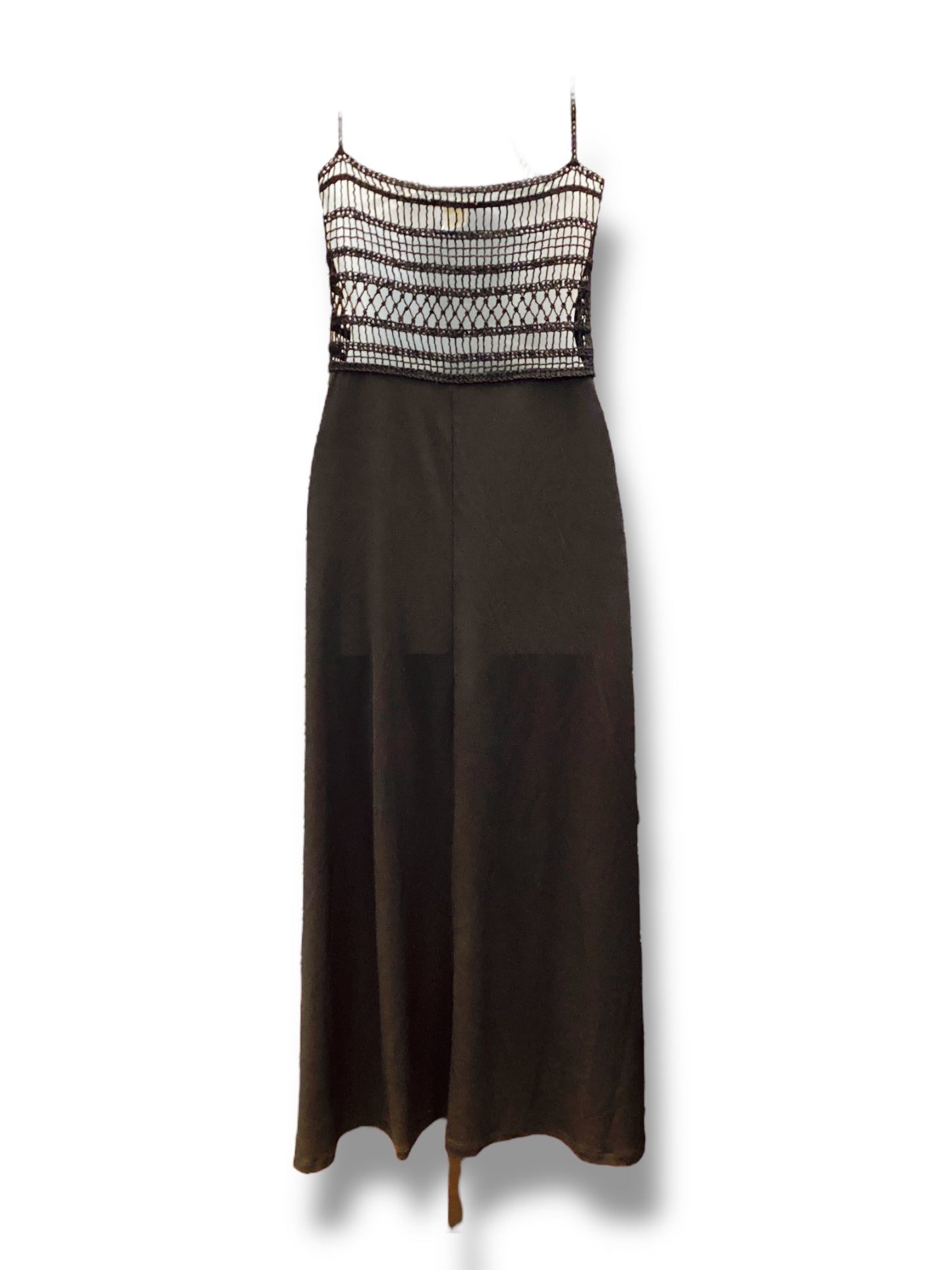 Dress Casual Maxi By H&m In Black, Size: M