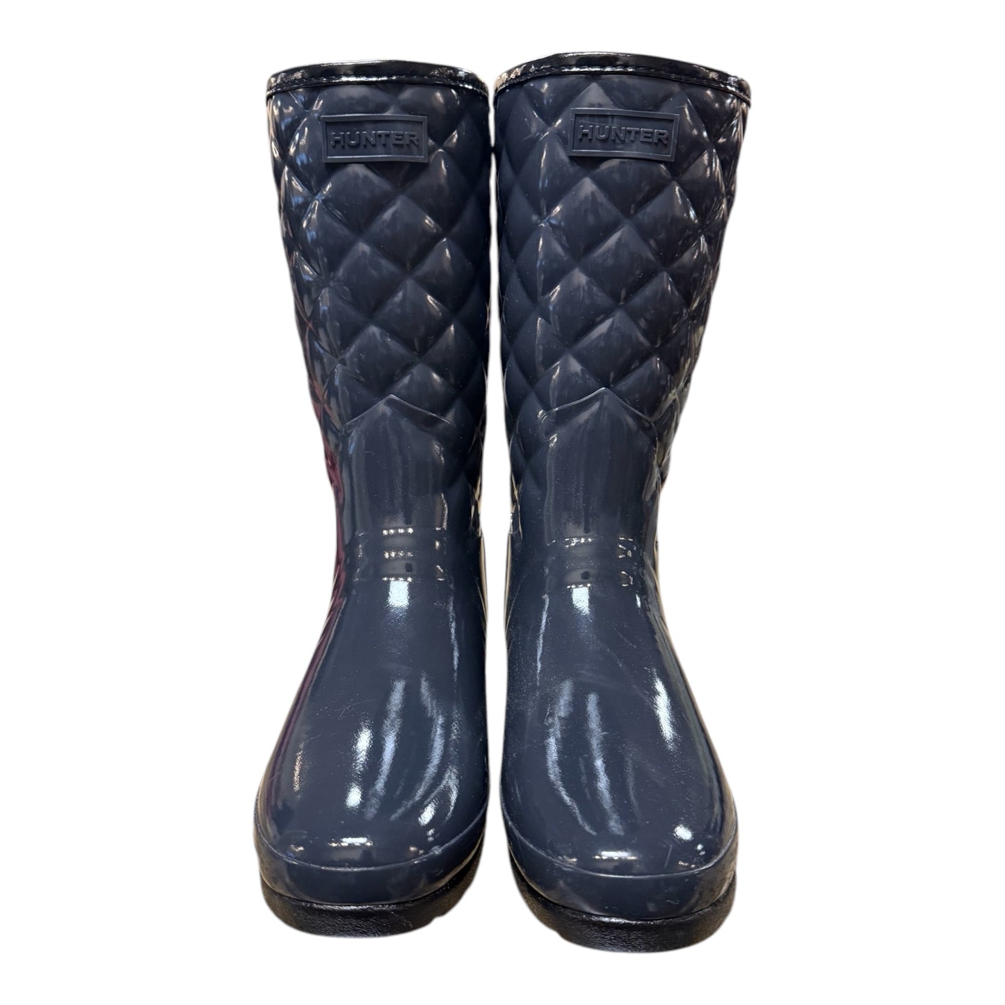 Boots Rain By Hunter In Navy, Size: 8