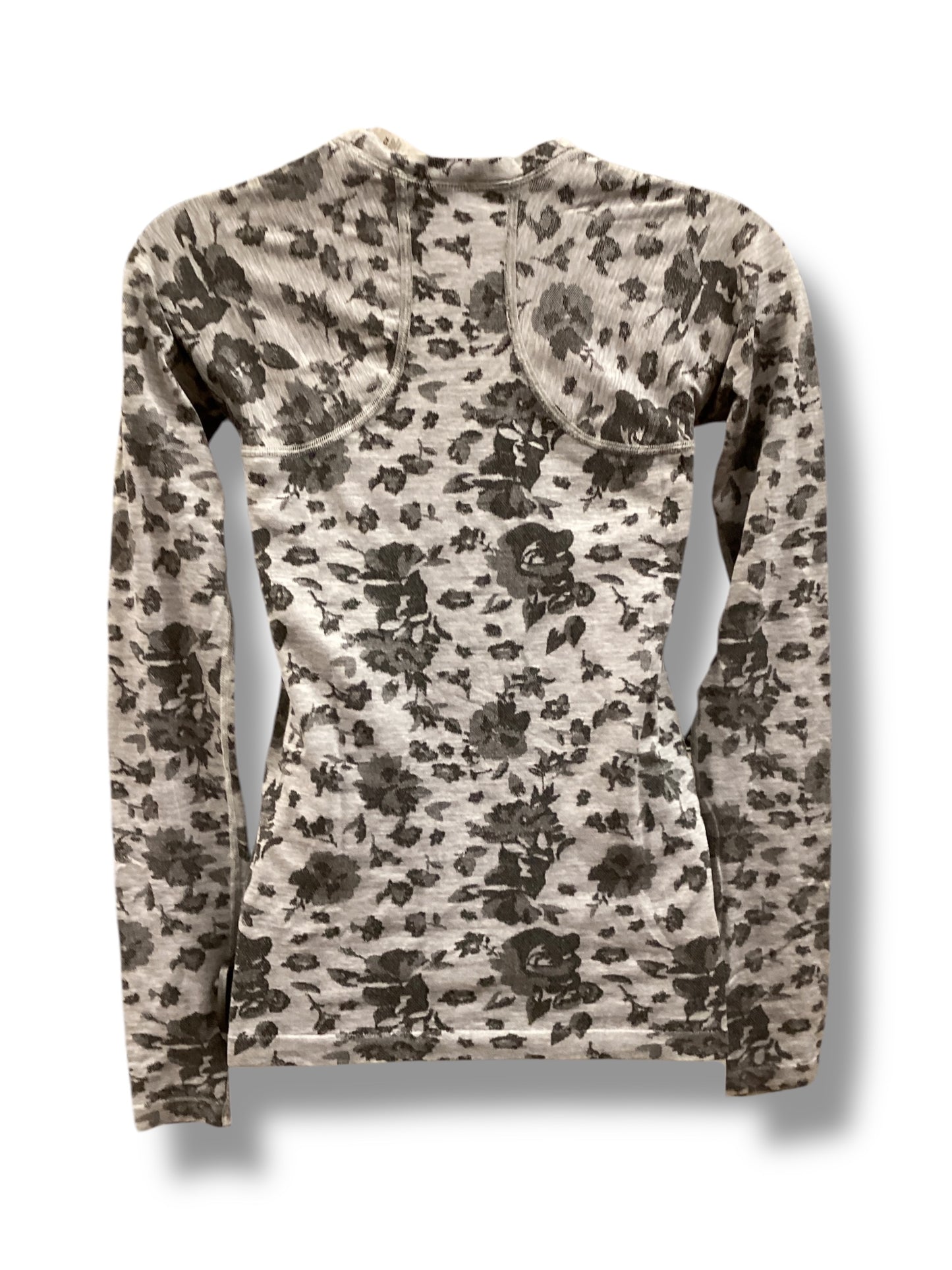 Athletic Top Long Sleeve Crewneck By Athleta In Floral Print, Size: Xs