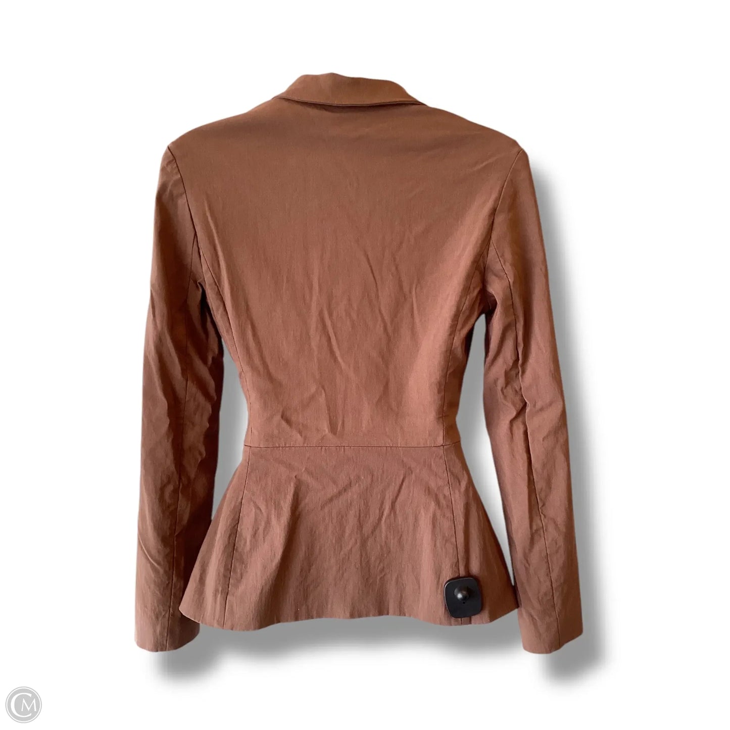 Top Long Sleeve By Zara In Brown, Size: S