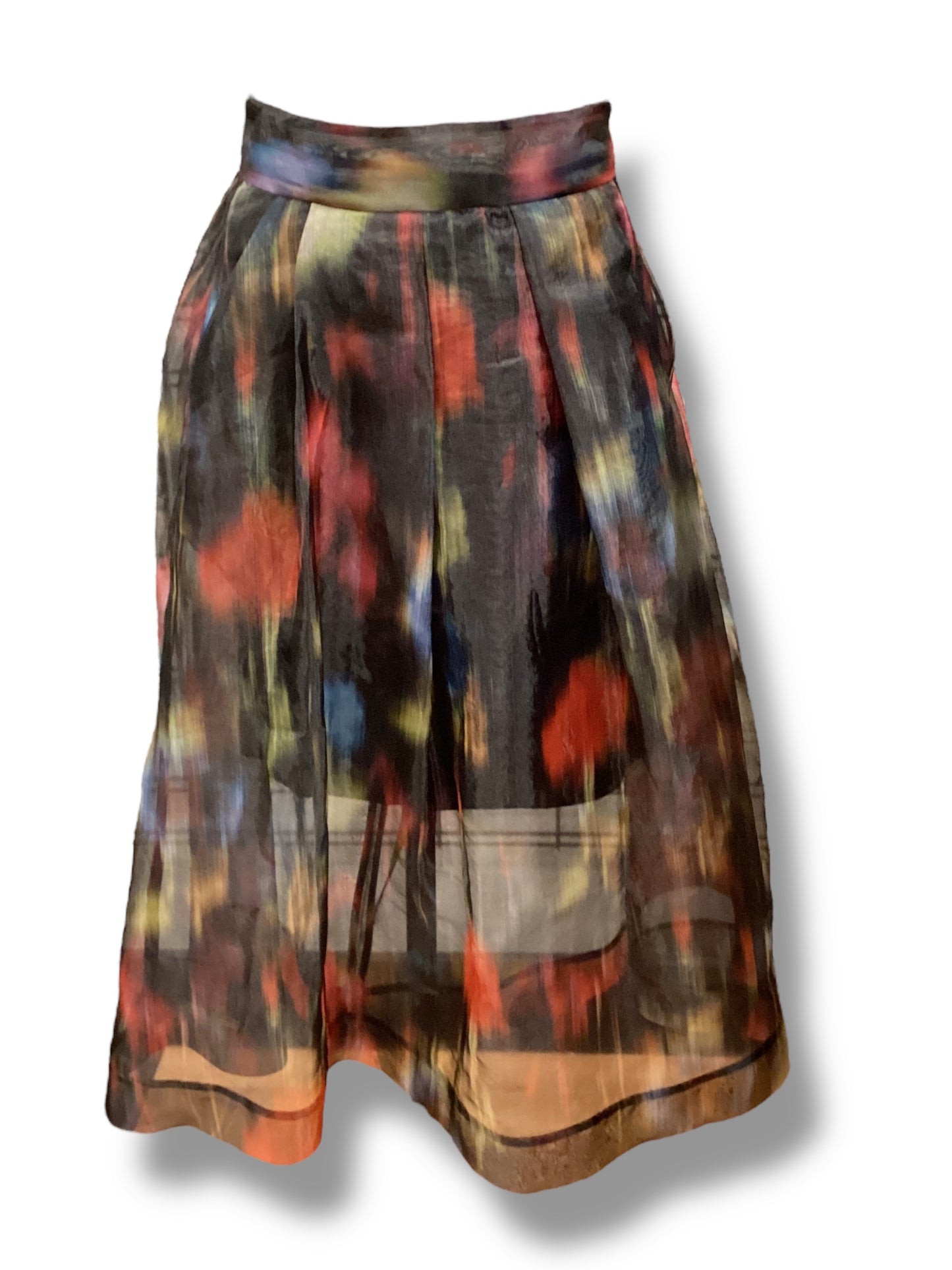 Skirt Midi By Baum Und Pferdgarten In Multi-colored, Size: Xs