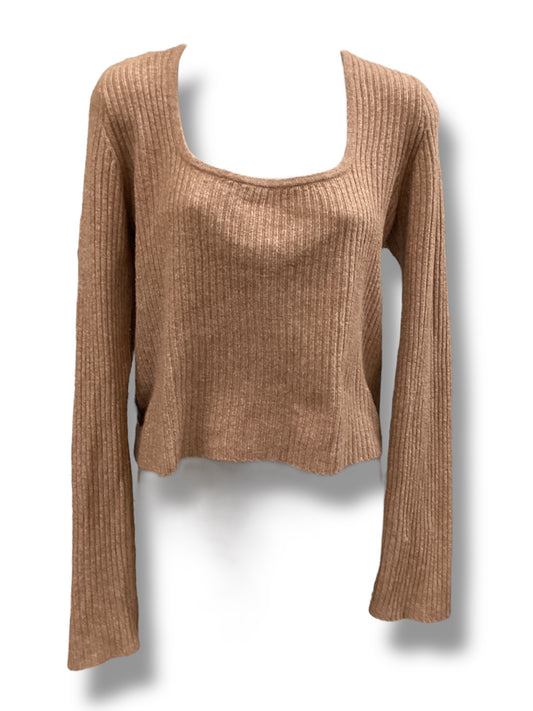 Top Long Sleeve By Old Navy In Brown, Size: M