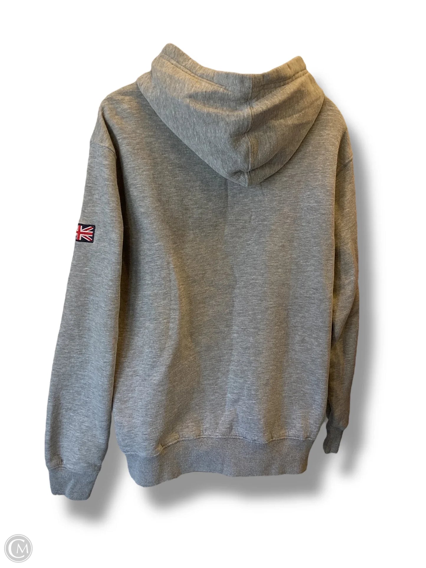 Sweatshirt Hoodie By Clothes Mentor In Grey, Size: L