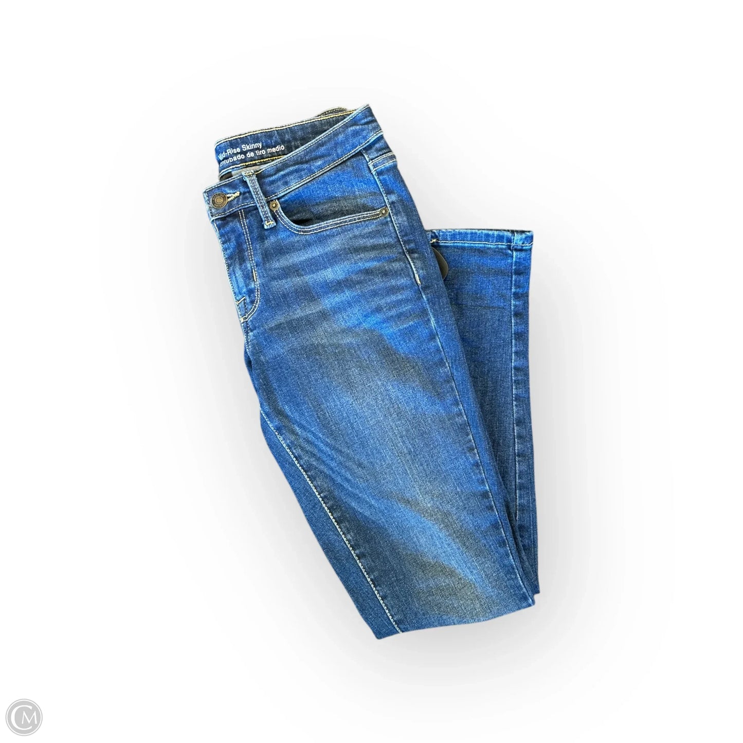 Jeans Skinny By Mossimo In Blue Denim, Size: 2