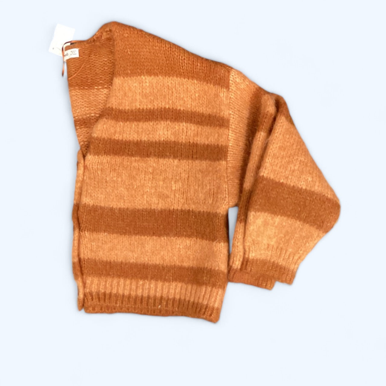 Sweater Cardigan By Mng In Orange, Size: M