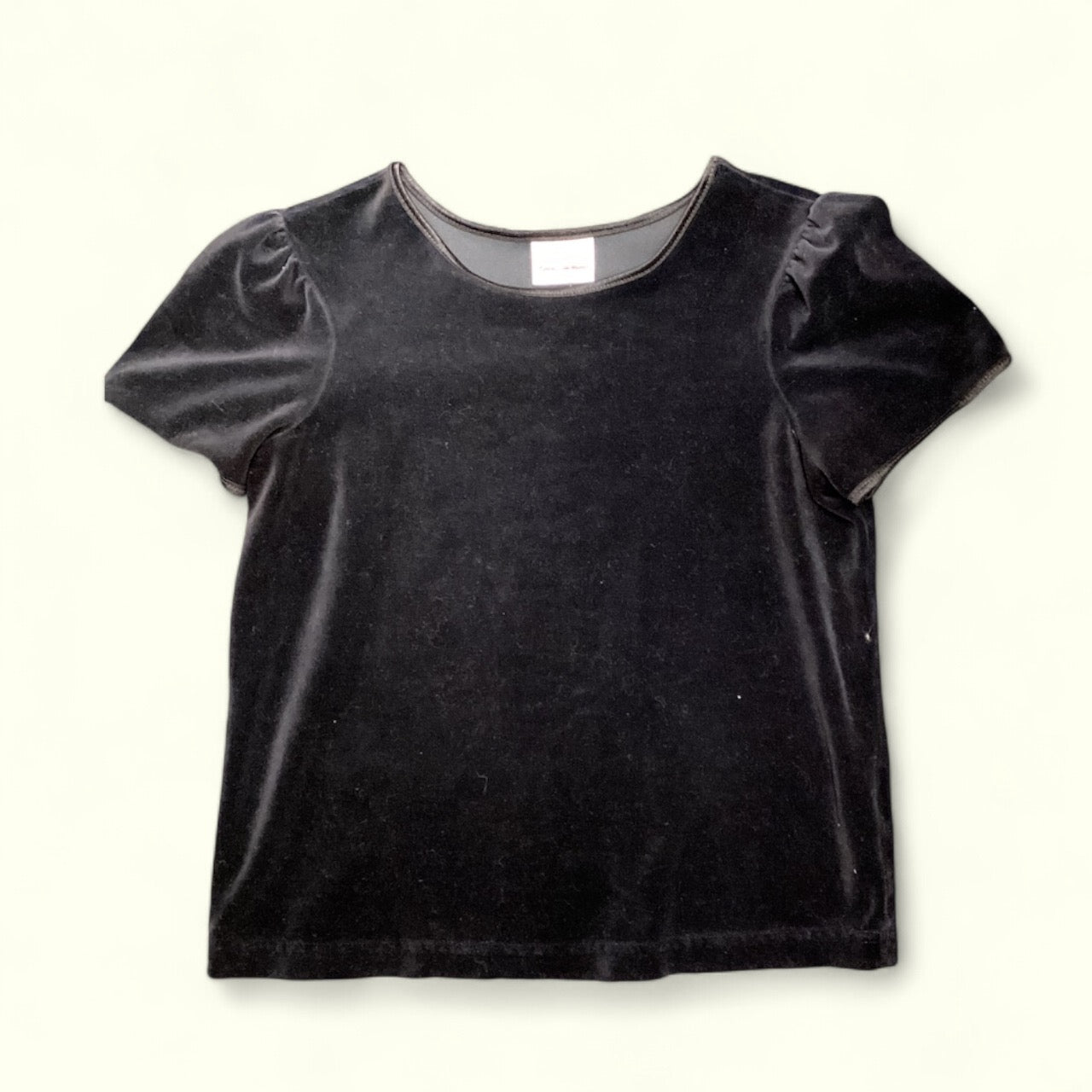 Top Short Sleeve By Clothes Mentor In Black, Size: S