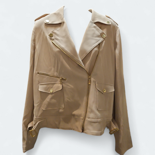 Jacket Other By Calvin Klein In Beige, Size: 8