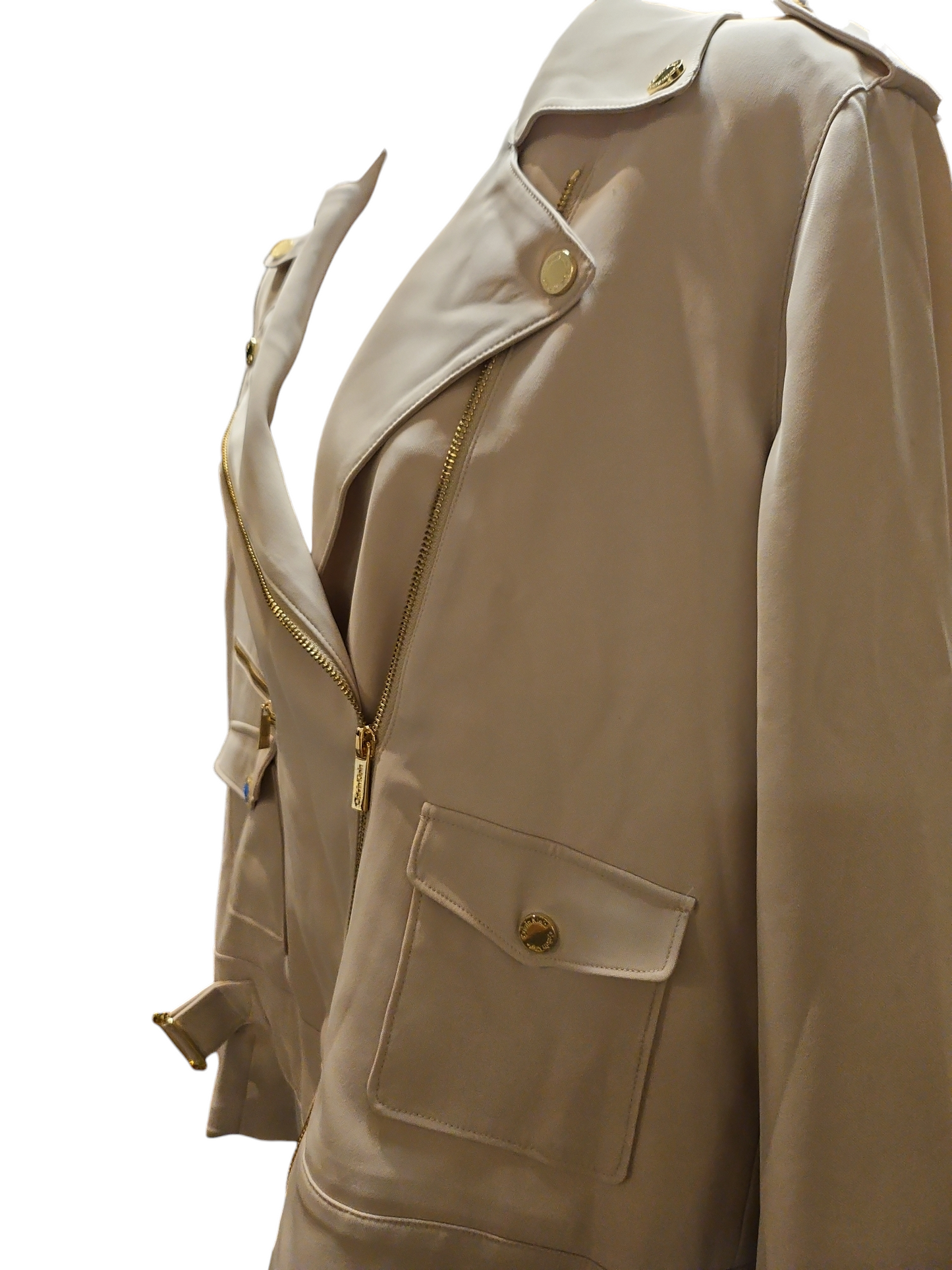 Jacket Other By Calvin Klein In Beige, Size: 8