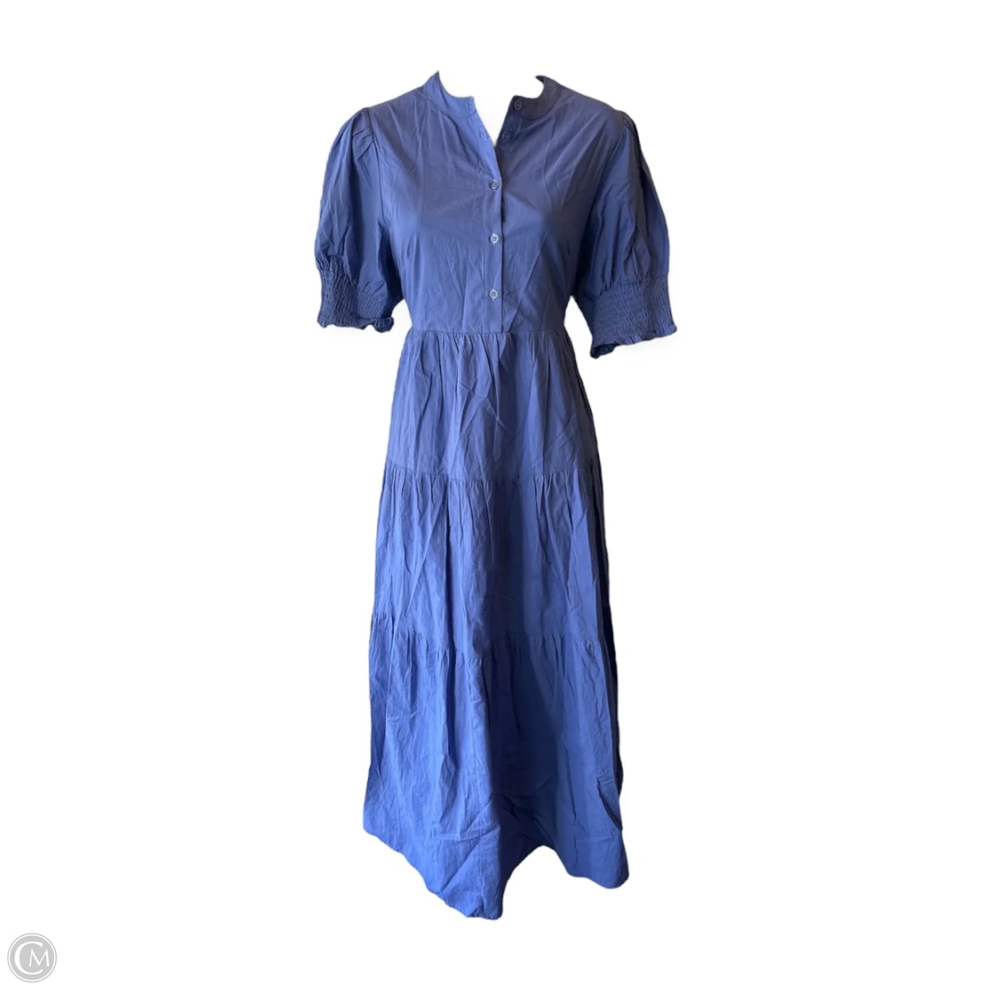 Dress Casual Midi By Clothes Mentor In Blue, Size: S