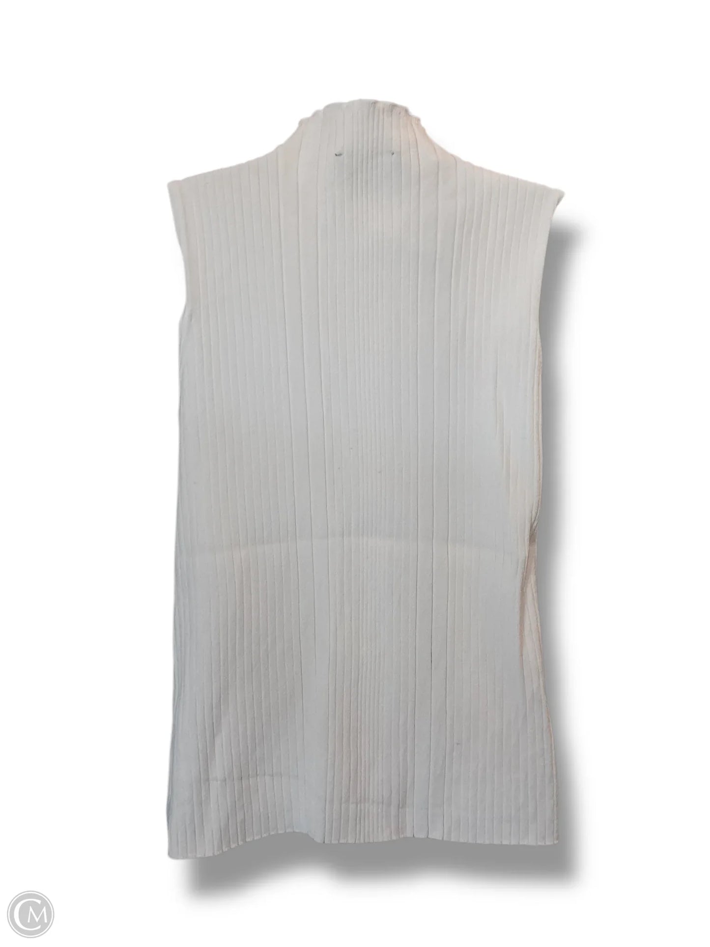 Top Sleeveless By Truth In White, Size: L