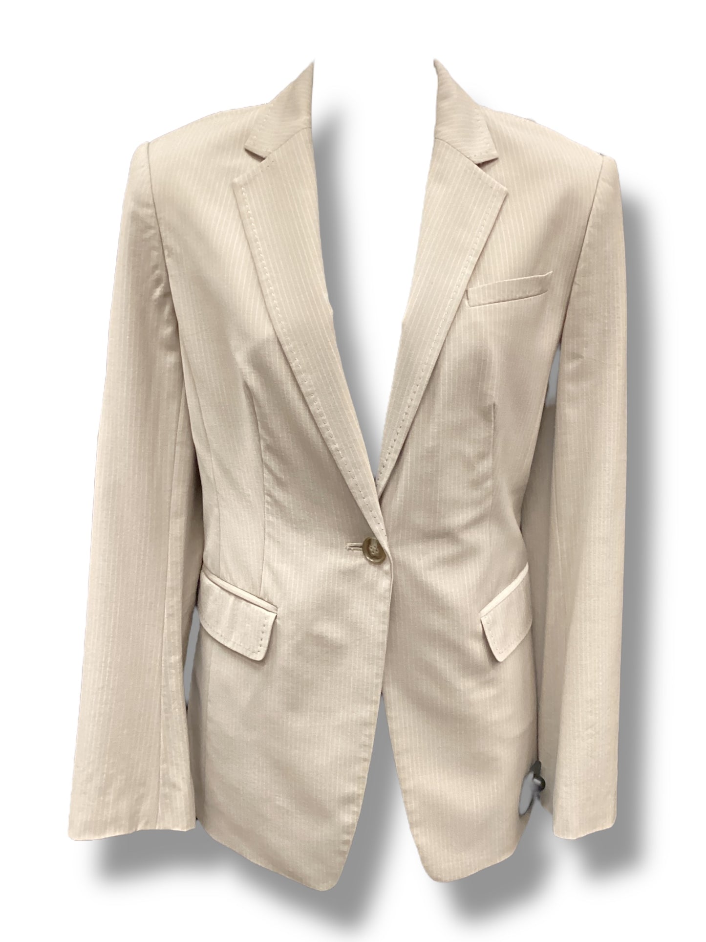 Blazer By Ann Taylor In Grey, Size: 2