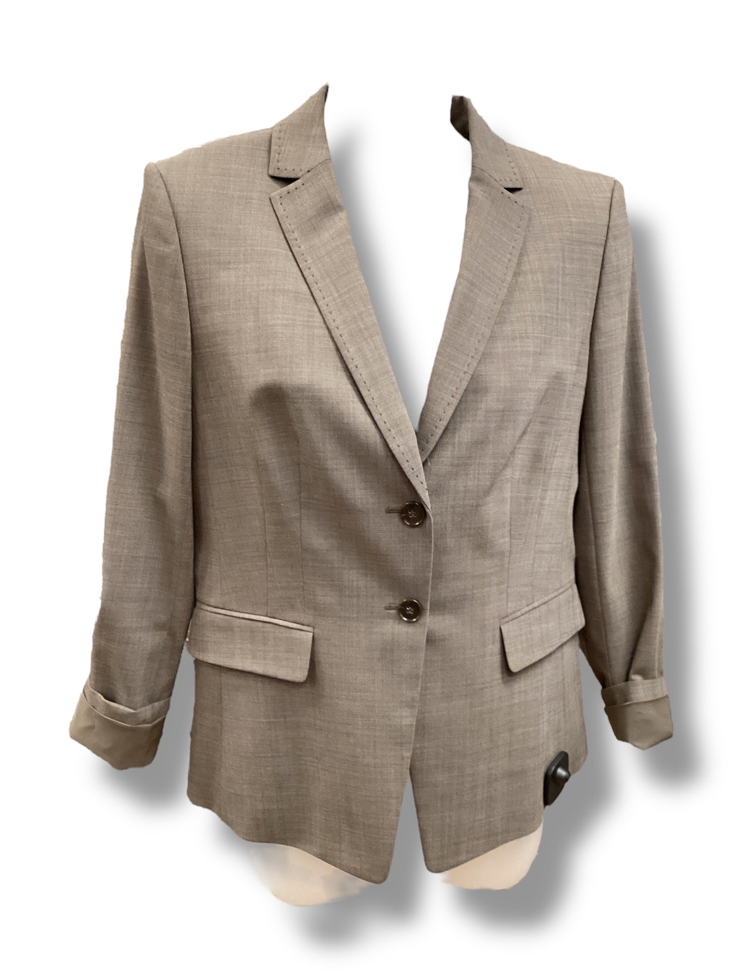 Blazer By Ann Taylor In Brown, Size: 8p