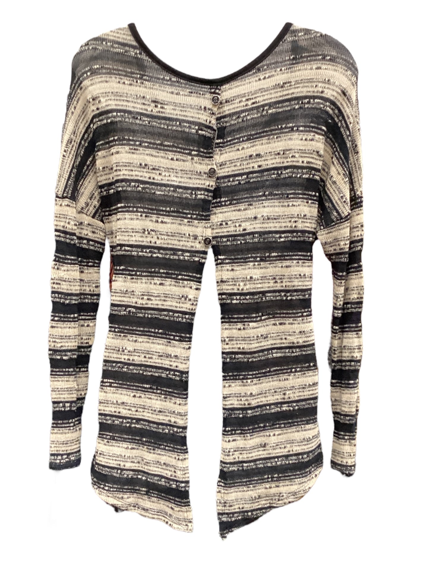 Sweater By Windsor In Black & Cream, Size: M