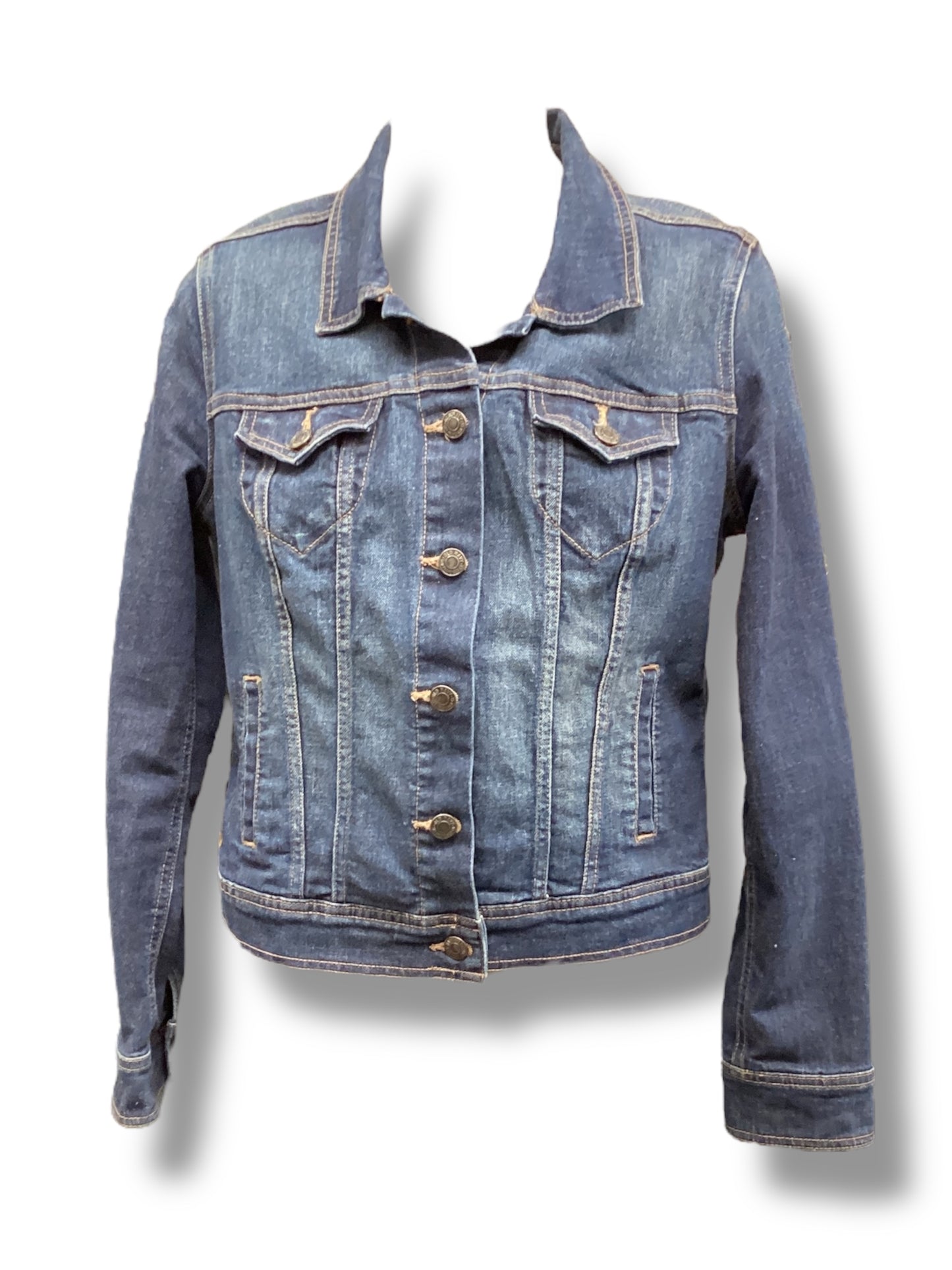 Jacket Denim By Old Navy In Navy, Size: Sp