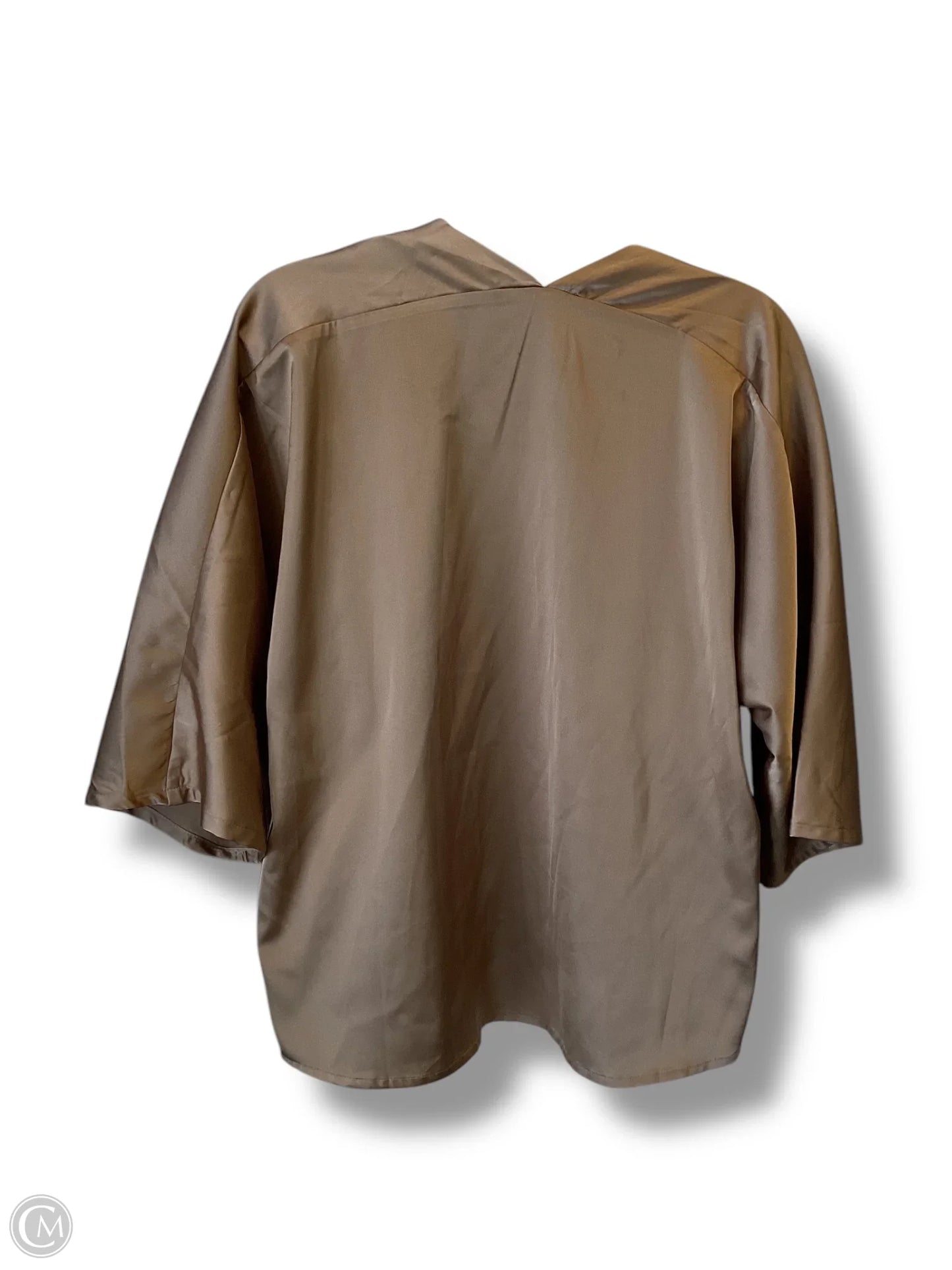 Top Long Sleeve By Banana Republic In Bronze, Size: Xs