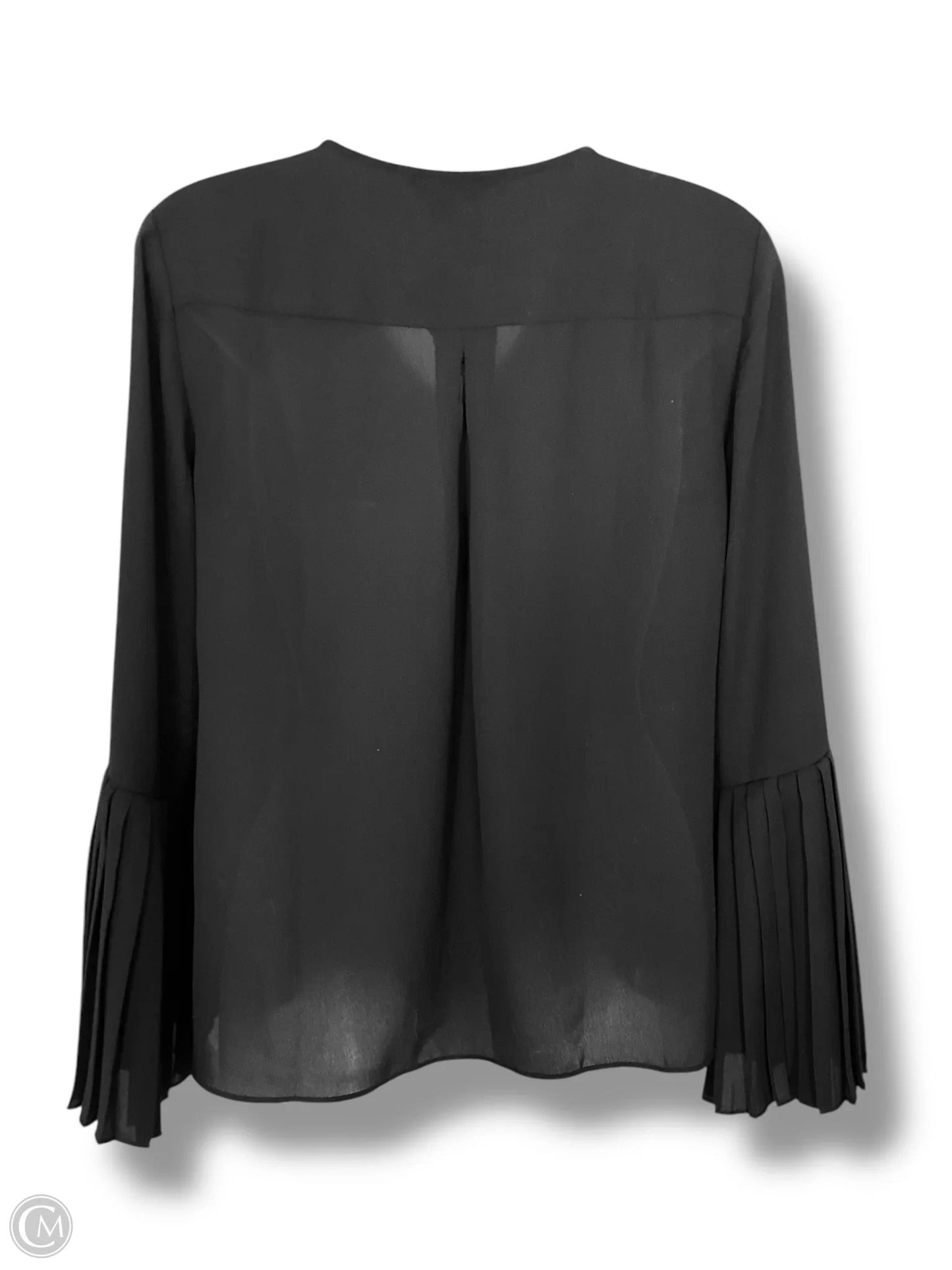 Top Long Sleeve By Banana Republic In Black, Size: Xs