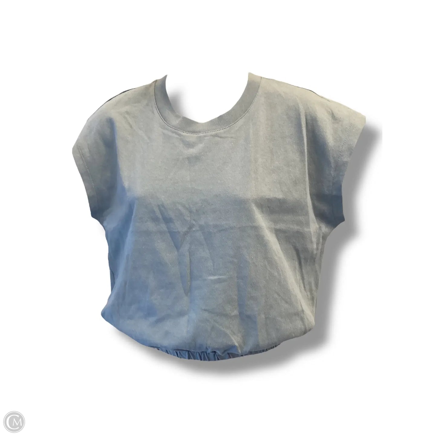 Top Short Sleeve By Madewell In Blue, Size: S