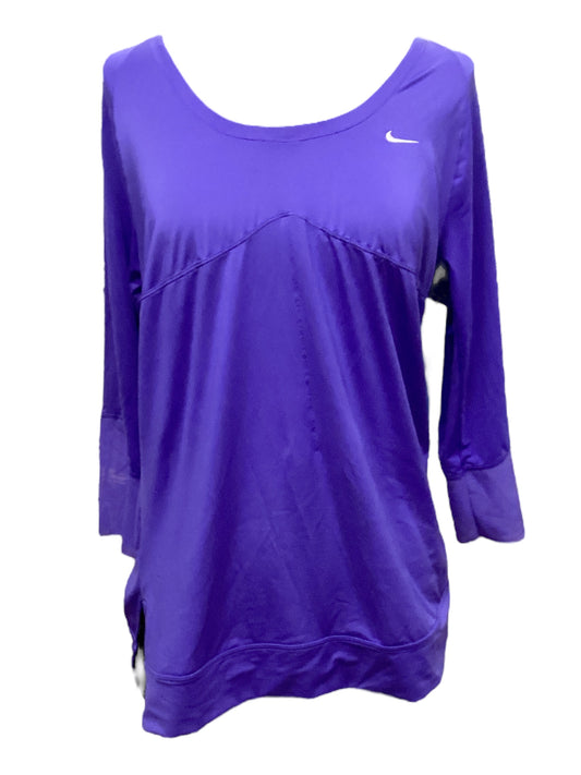 Orvis Ladies' Size Medium, Crewneck Pullover Long Sleeve, Purple 