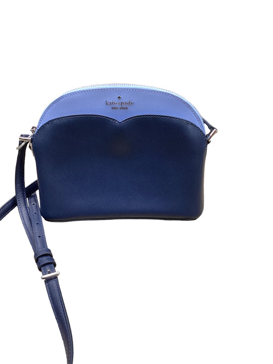 Guaranteed Original Kate Spade Payton Small Dome Crossbody Bag in Navy Blue  Color